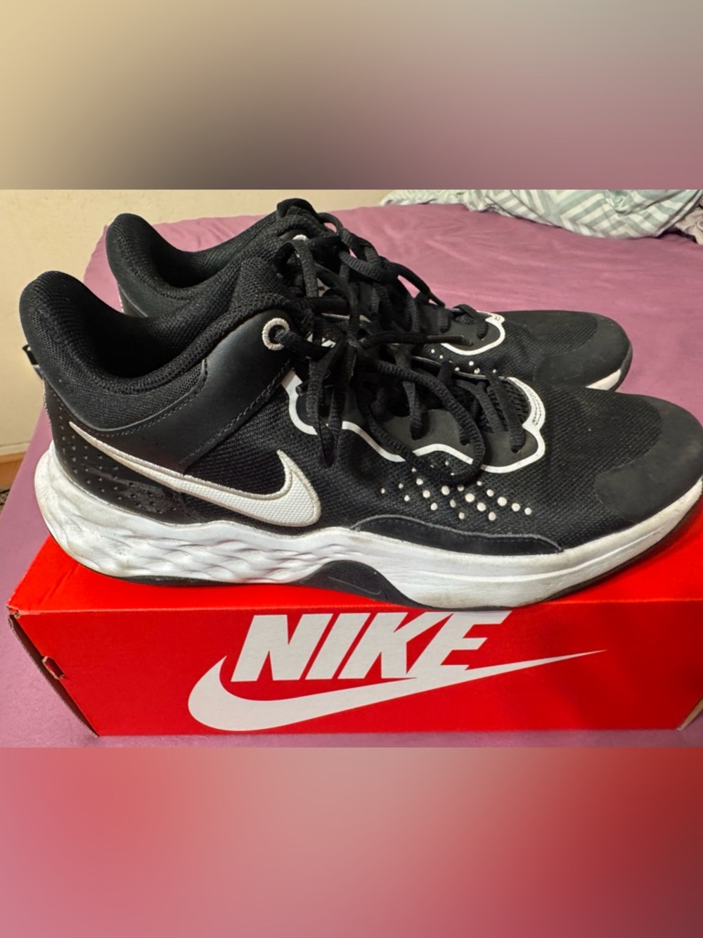 Nike Black and White Athletic Sneakers